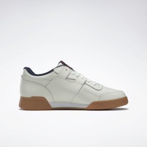 Adidasy Męskie Reebok Workout Plus Granatowe/Czerwone PL 07SIWOQ